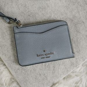Kate Spade Blue Leather Wristlet